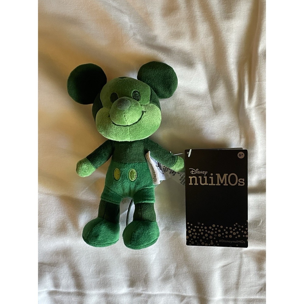NEW Disney Parks NuiMOs Mickey Mouse Green Plush Logo Mania Tiki Tiki Tiki Room